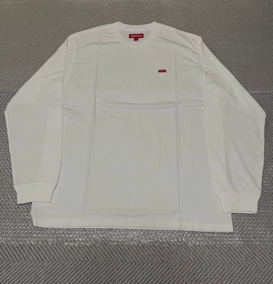 Supreme Small Box L/S Tee (26SS) "White"