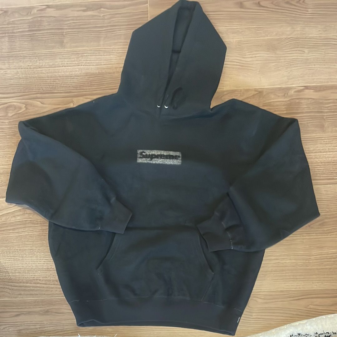 Supreme Inside Out Box Logo Hooded Sweatshirt "Black"