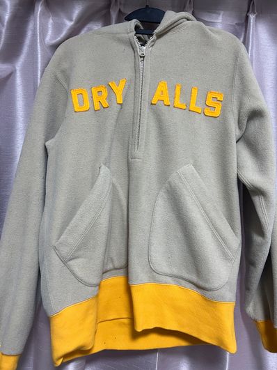 HUMAN MADE FLEECE HALF-ZIP HOODIE "Beige"