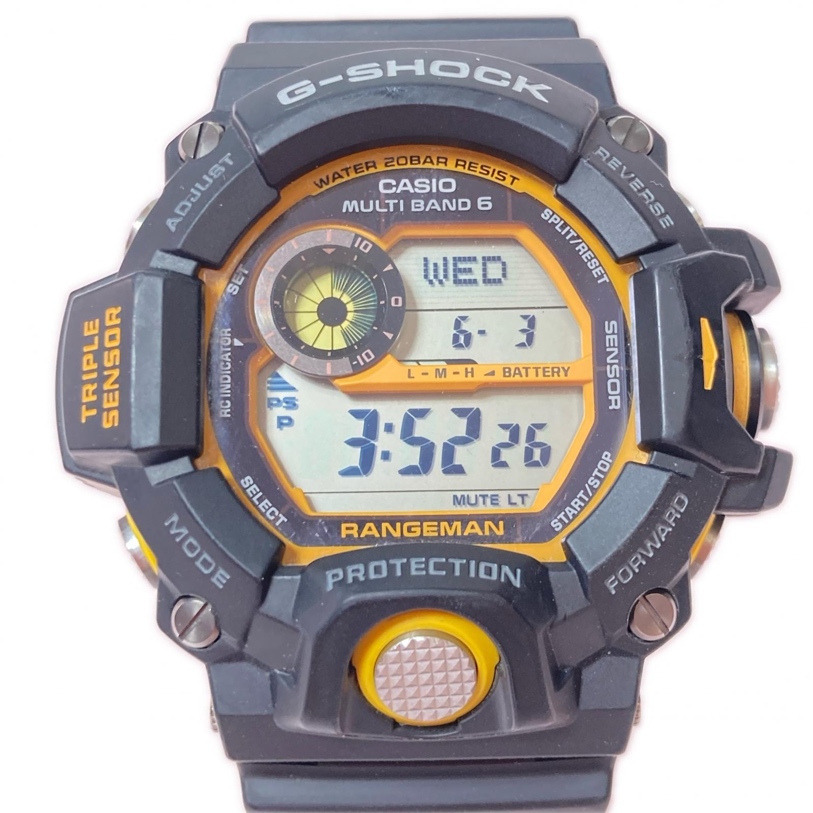 CASIO カシオ G-SHOCK G-ショック マスターオブG レンジマン タフソーラー メンズ 腕時計 箱付 GW-9400YJ