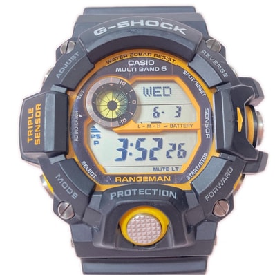 CASIO カシオ G-SHOCK G-ショック マスターオブG レンジマン タフソーラー メンズ 腕時計 箱付 GW-9400YJ