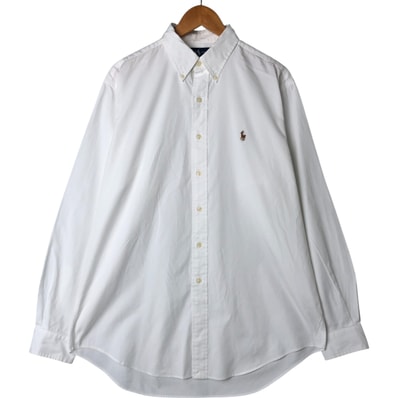 古着 ラルフローレン Ralph Lauren YARMOUTH 長袖 ボタンダウンシャツ メンズL相当/eaa542645
