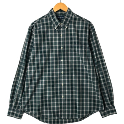 古着 ラルフローレン Ralph Lauren CUSTOM FIT 長袖 ボタンダウンチェックシャツ メンズL相当/eaa563742