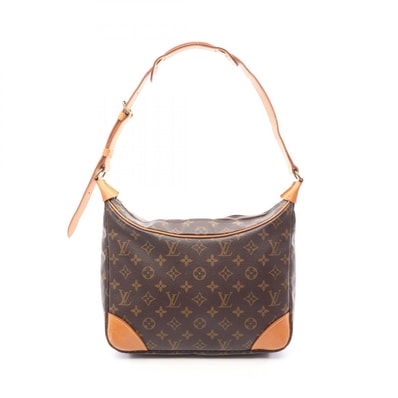 ルイ・ヴィトン LOUIS VUITTON ブローニュPM モノグラム ショルダーバッグ バッグ PVCコーティングキャンバス レザー レディース ブラウン系 M51265 【中古】