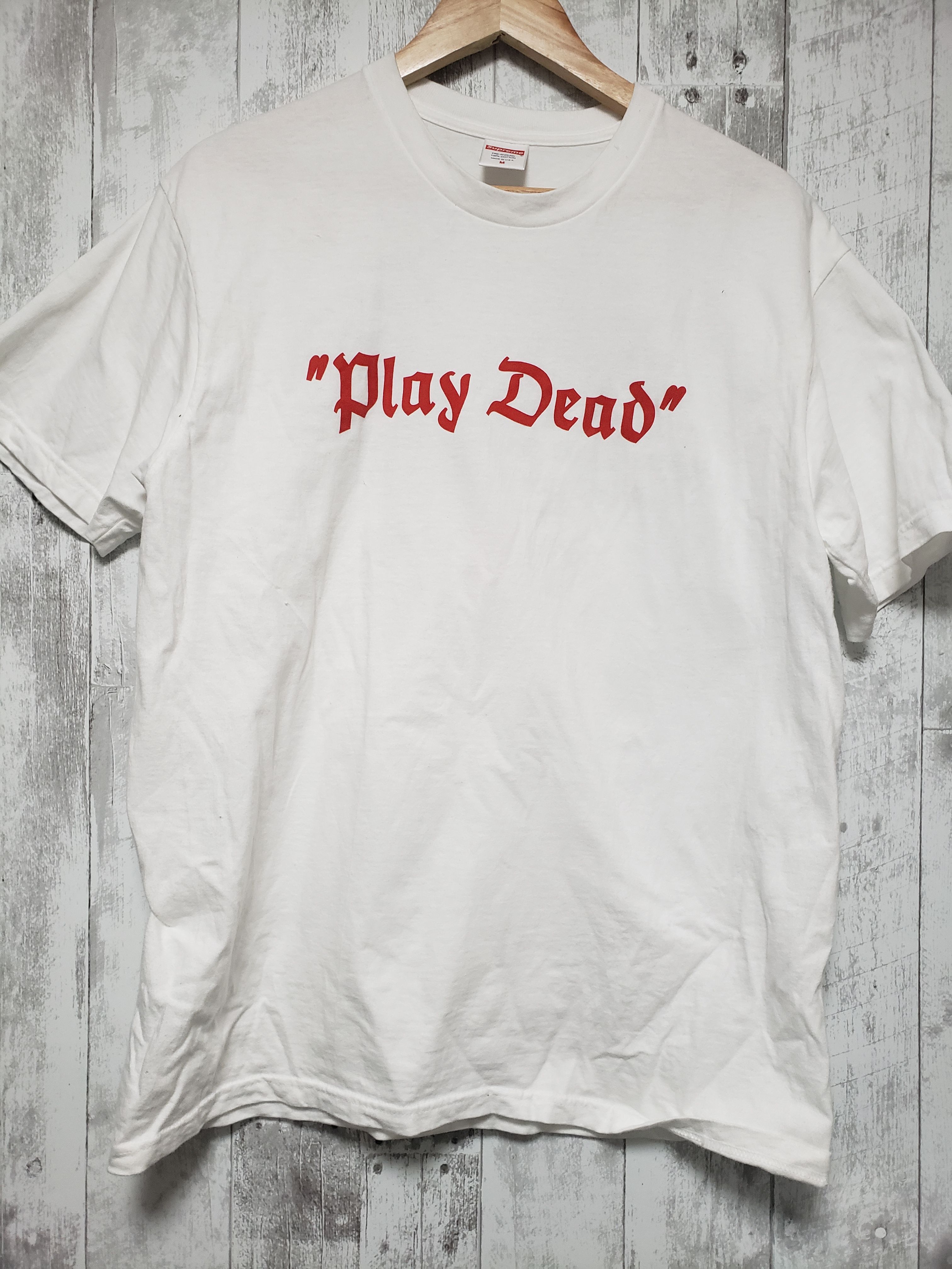 Supreme Play Dead Tee "White"