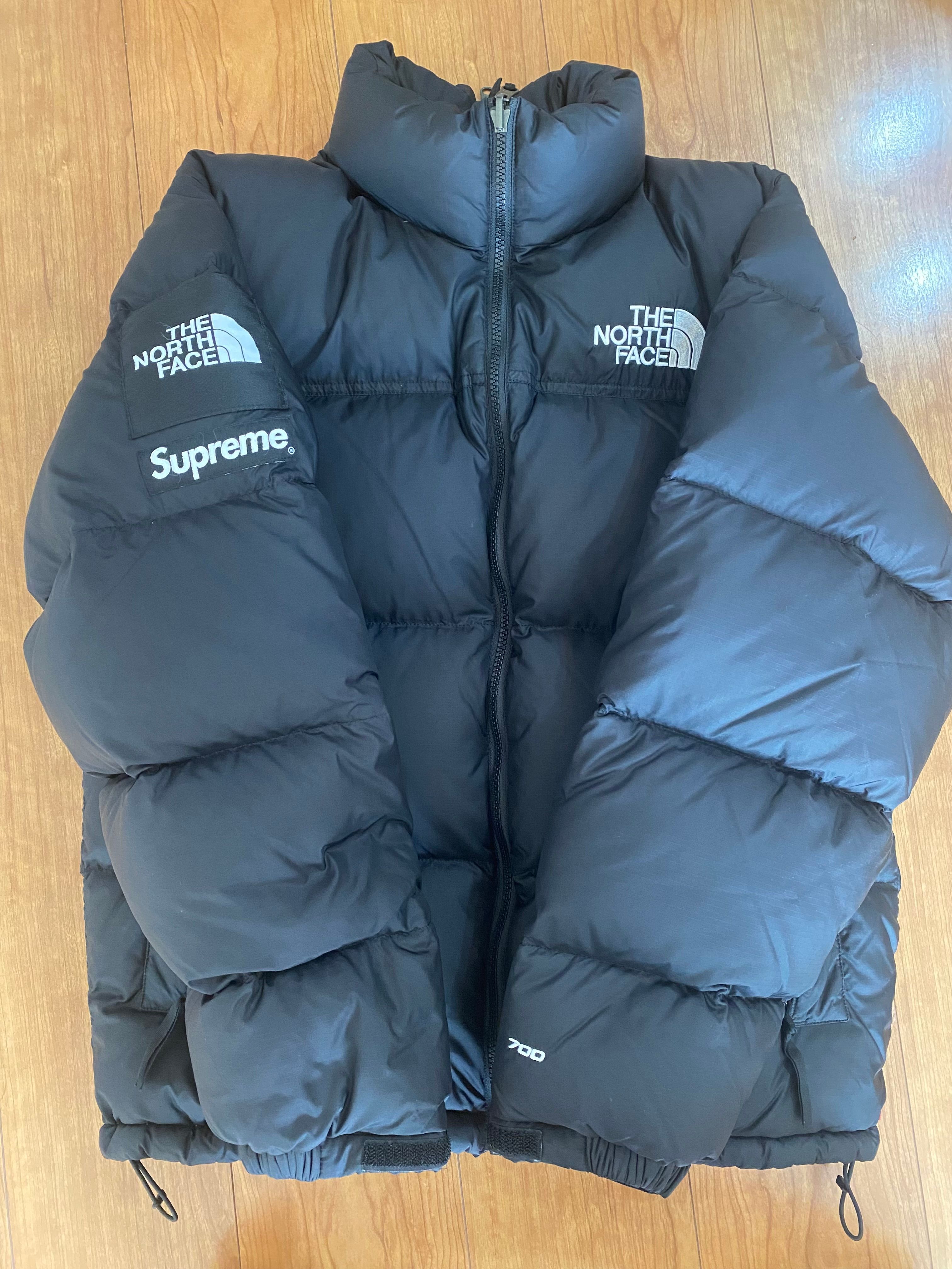 Supreme x The North Face Split Nuptse Jacket "Black" ND02400I / NF0A875F