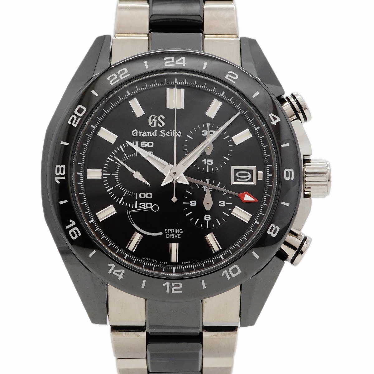 ★SALE【6wec0229】セイコー グランドセイコー SBGC223/9R86-0AG0 黒文字盤【中古】腕時計 メンズ