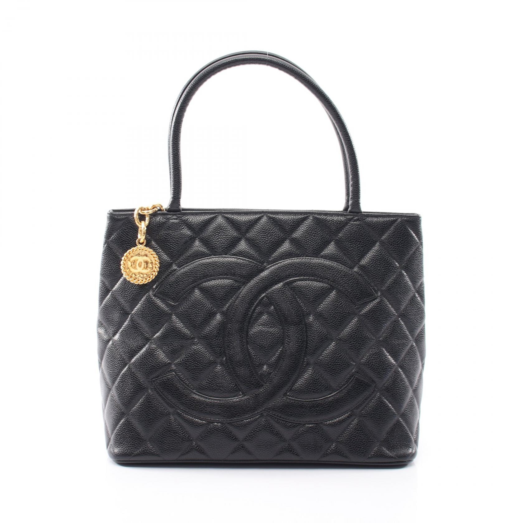 シャネル CHANEL 復刻トート トートバッグ バッグ キャビアスキン(グレインドカーフ) レディース ブラック系 【中古】
