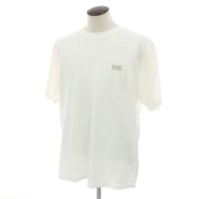 【中古】シュプリーム Supreme 2025年春夏 Warm Up Washed S/S Top コットン クルーネック 半袖Tシャツ ホワイト【サイズXL】【メンズ】