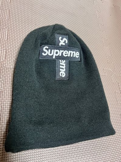 Supreme New Era® Cross Box Logo Beanie "Black"