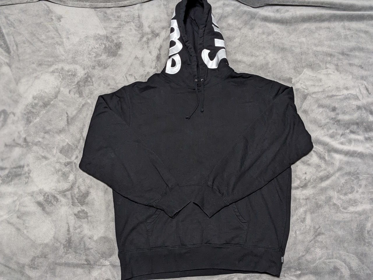 Supreme Contrast Hooded Sweatshirt "Black"