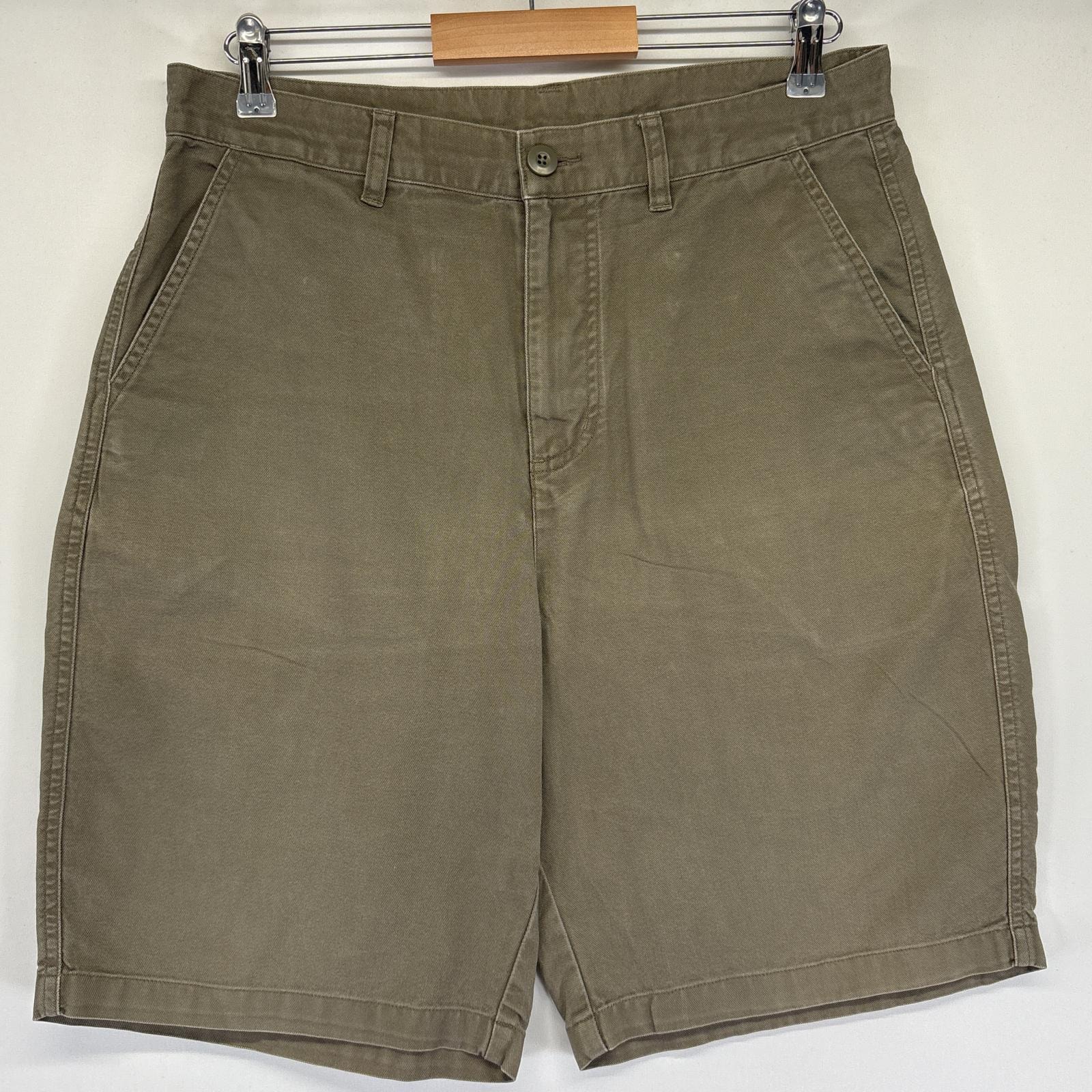 古着 パタゴニア patagonia ショートパンツ ダック ワンポイントロゴ 半ズボン ハーフパンツ 短パン w33 ブラウン系 メンズ