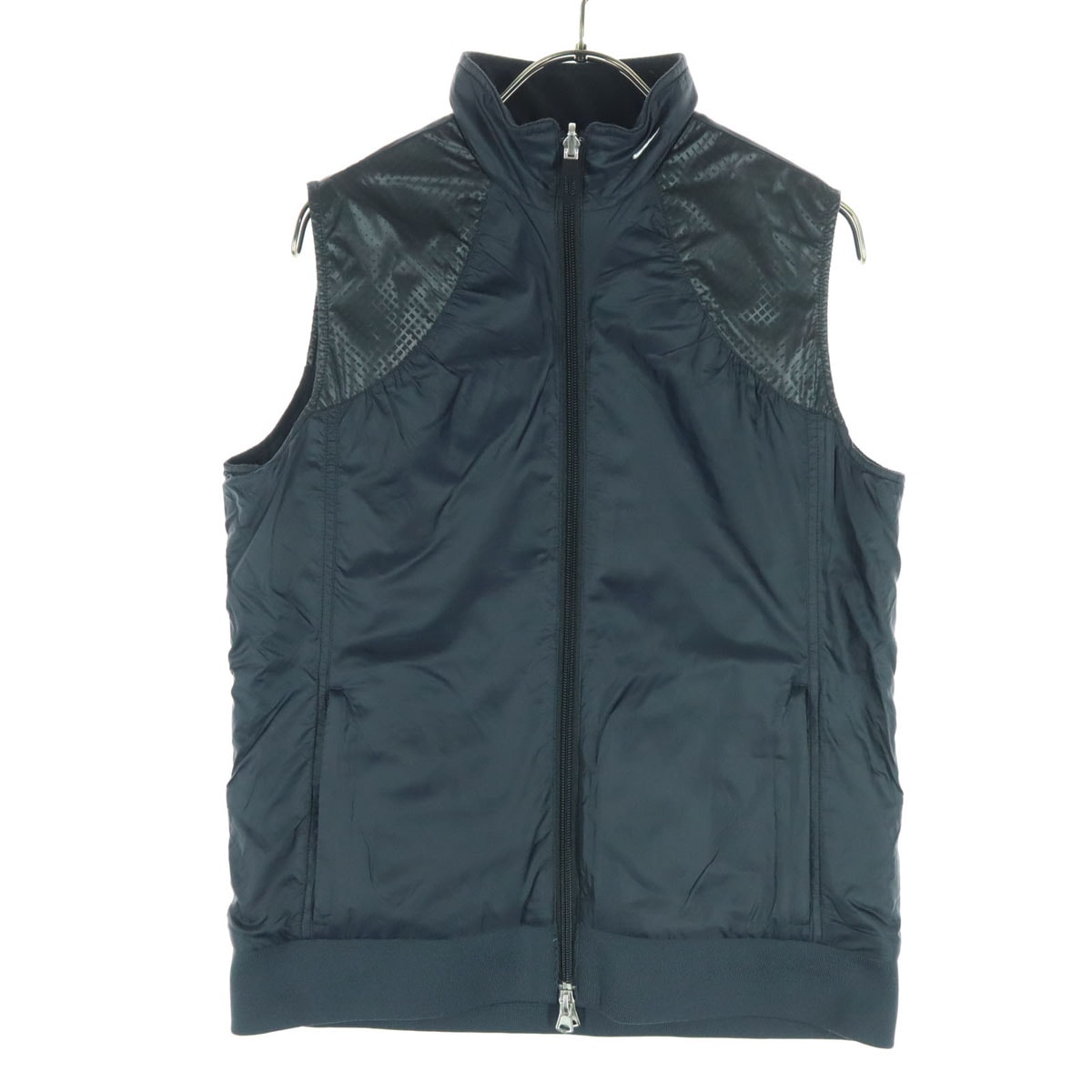 美品 NIKE ナイキ リバーシブル ワンポイントロゴ ノースリーブ ベスト M ブラック