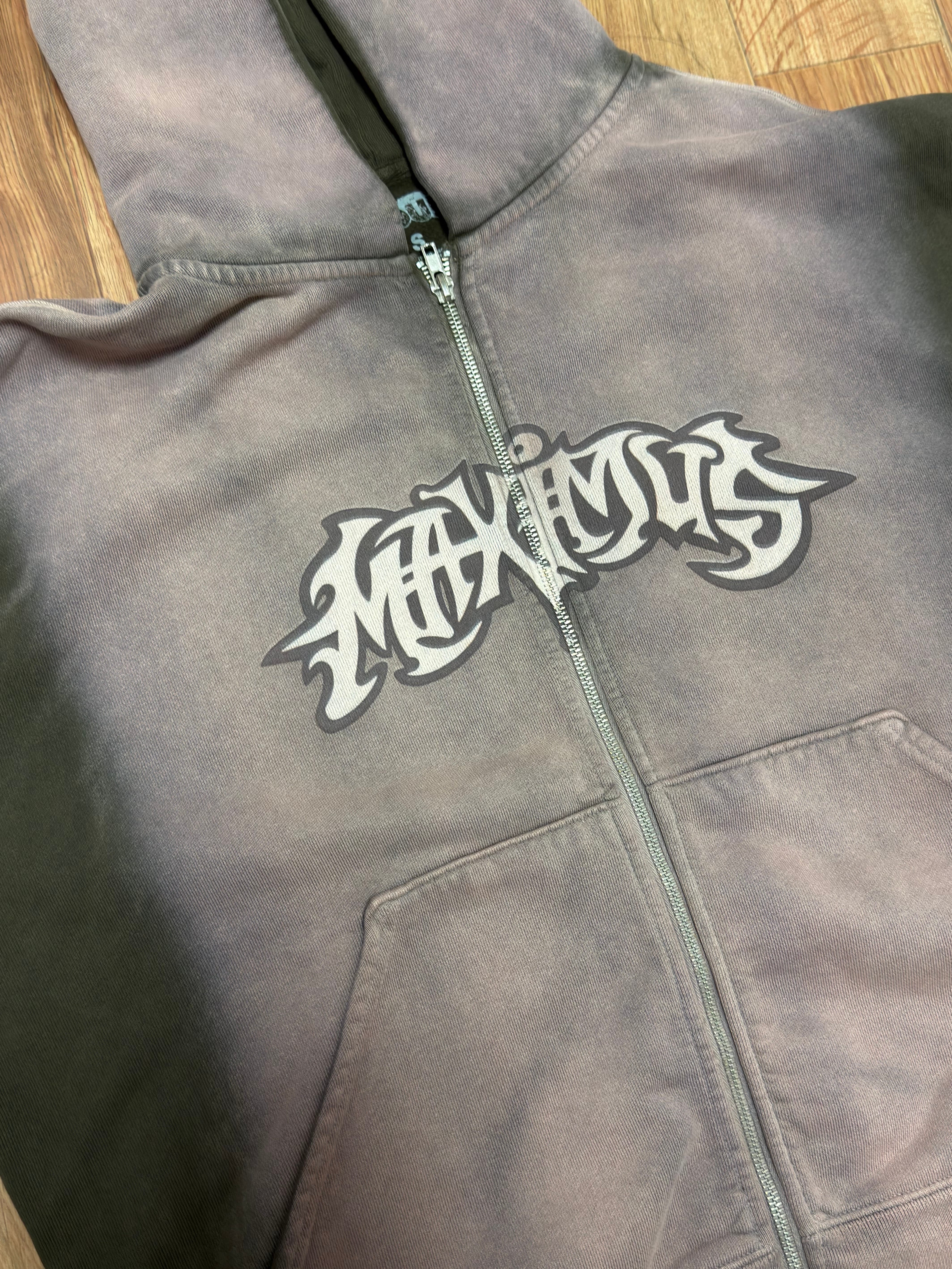 Travis Scott Cactus Jack Maximus Dragon Zip Hoodie "Brown"