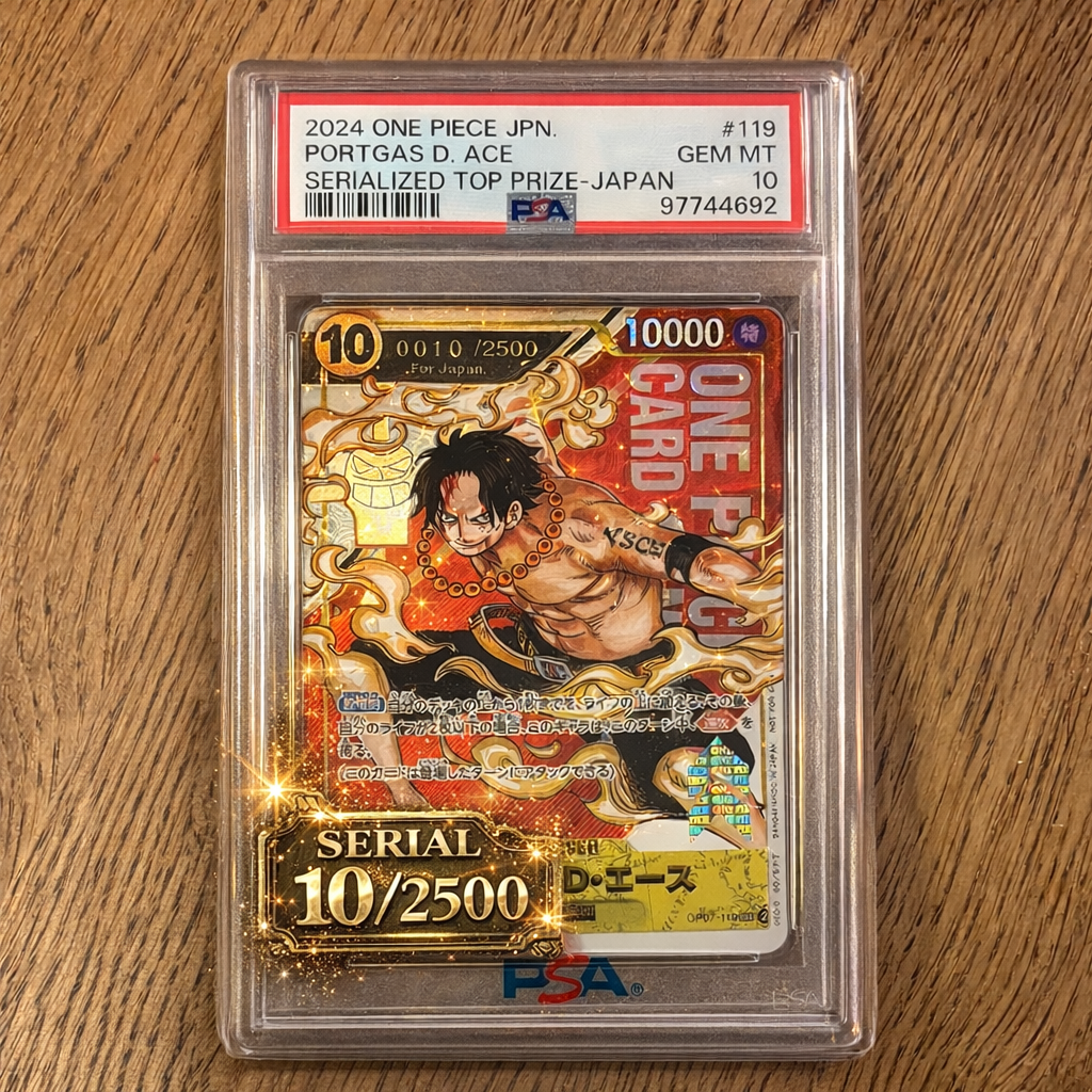 ポートガス・D・エース SEC-P (開封済) [OP07-119] (フラッグシップバトル 記念品)for Japan