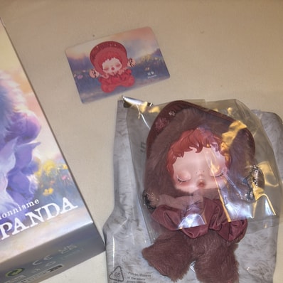 POP MART SKULLPANDA L'impressionnisme Series Plush Doll Blossom