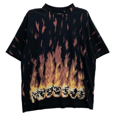 Supreme シュプリーム Tシャツ 24SS × MM6 Maison Margiela エムエムシックス メゾンマルジェラ Liquid Blue Oversized Tee リキッド ブルー オーバーサイズ Tシャツ 半袖カットソー 【中古】