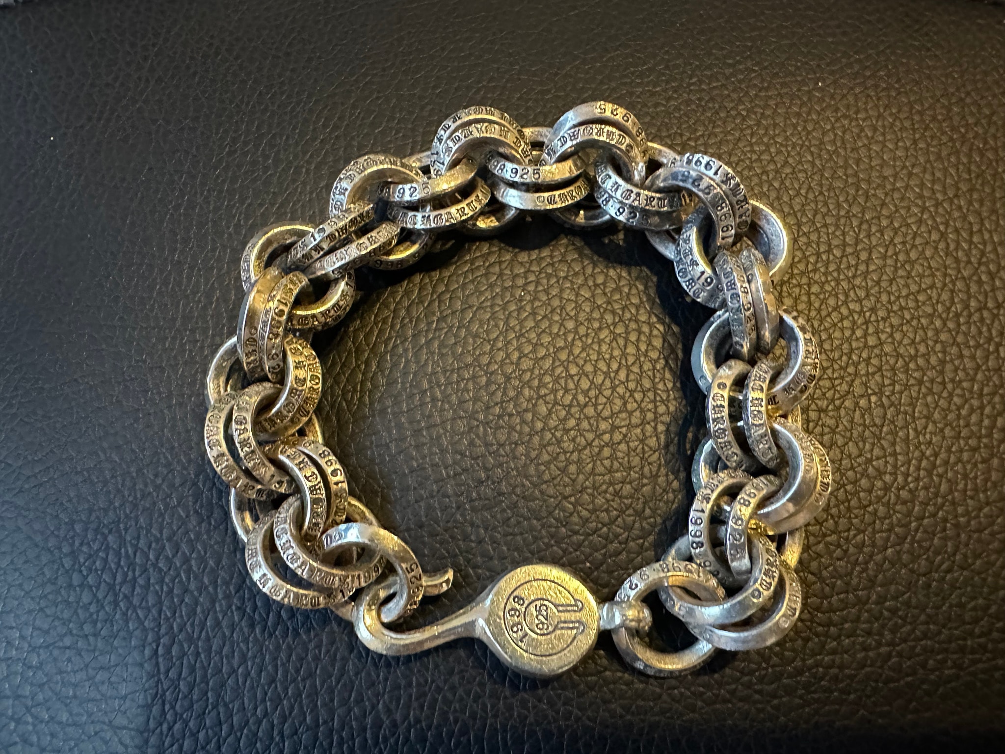 Chrome Hearts Double B Ring Bracelet "Silver"