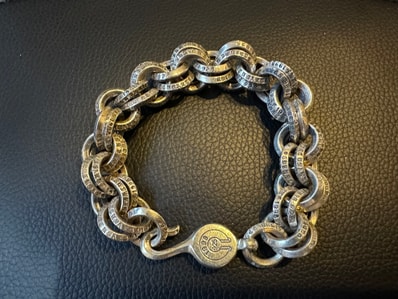 Chrome Hearts Double B Ring Bracelet "Silver"