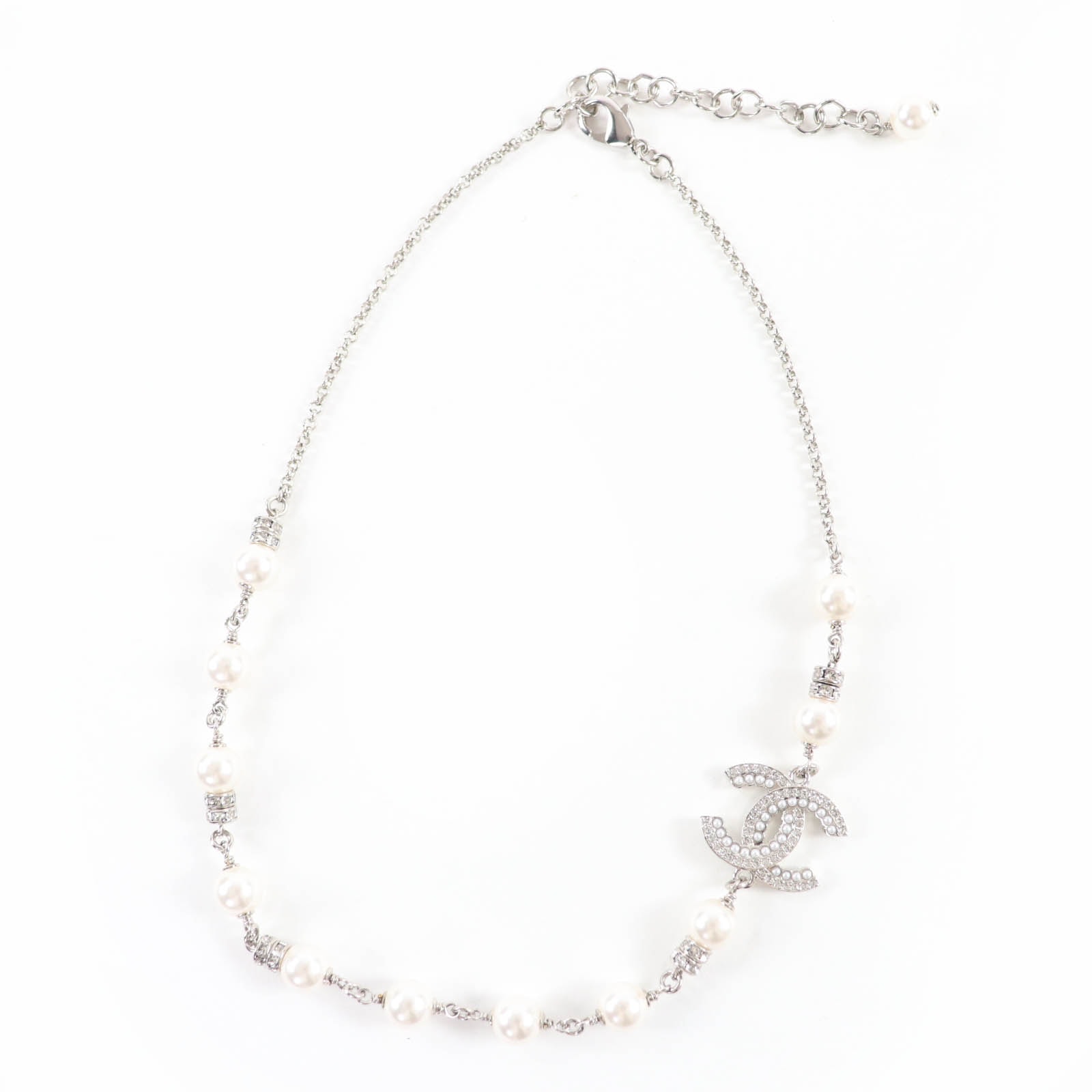 未使用品 シャネル ネックレス シルバー レディース C25V