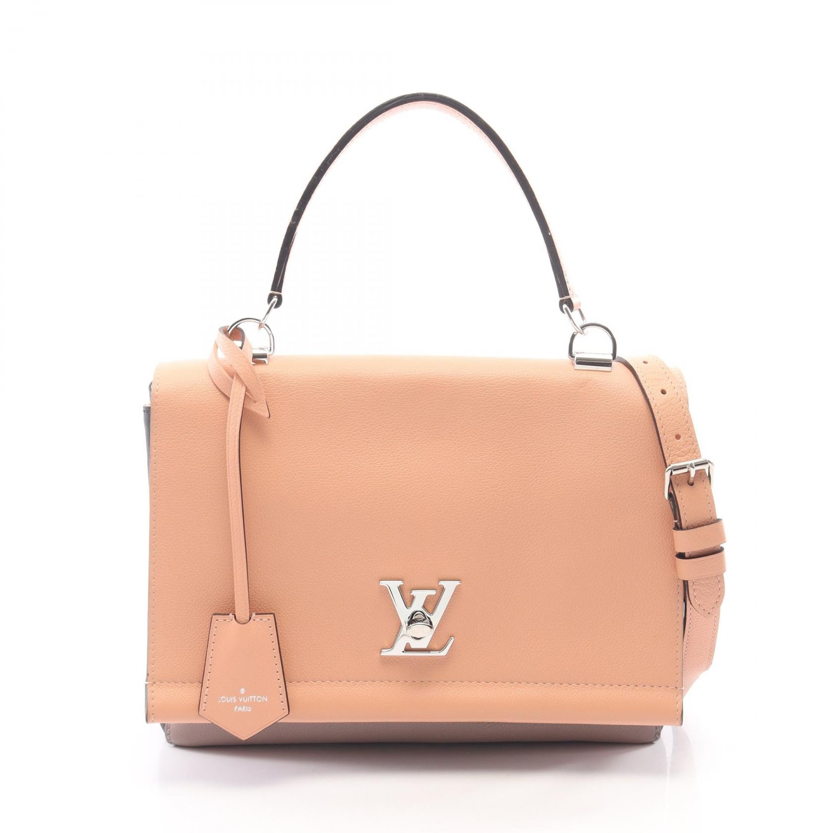 ルイ・ヴィトン LOUIS VUITTON ロックミー2 2WAY ハンドバッグ バッグ レザー レディース ピンク系 / ブラック系 M50918 【中古】