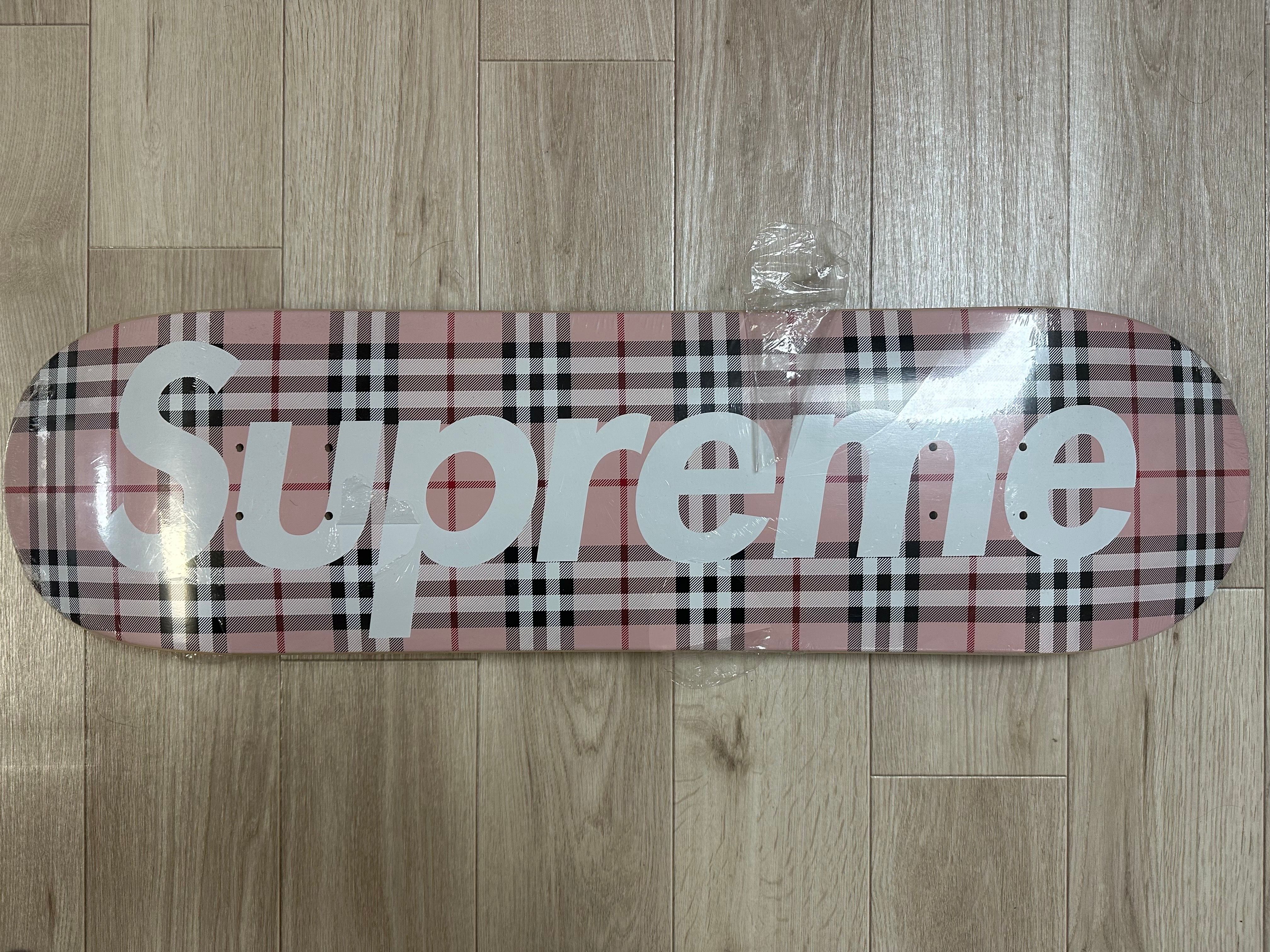 Supreme / Burberry Skateboard "Pink"