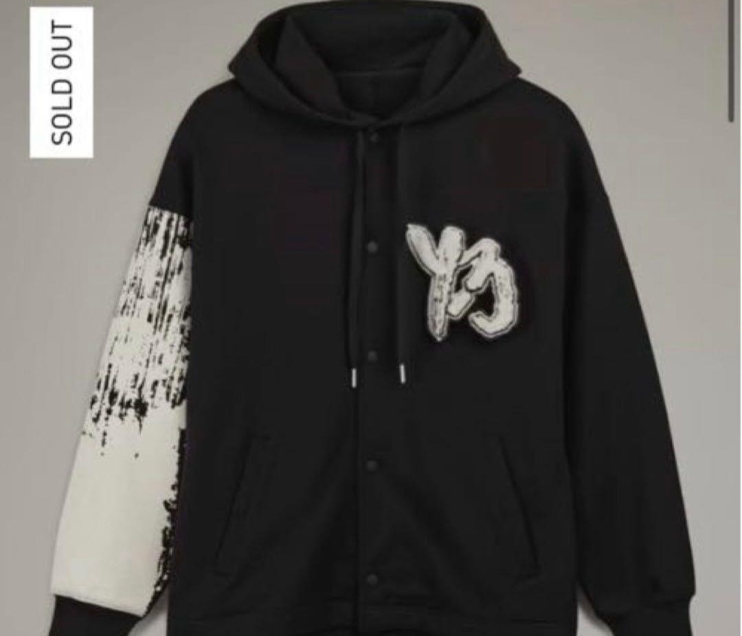 Y-3 Graphic Logo French Terry Hoodie "Black"