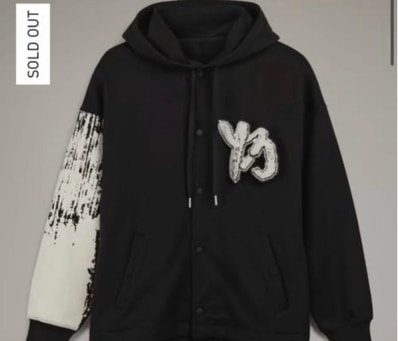 Y-3 Graphic Logo French Terry Hoodie "Black"