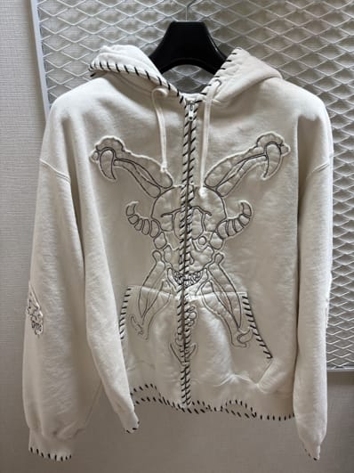 Supreme x Y's by Yohji Yamamoto Zip Up Hooded Sweatshirt "White"