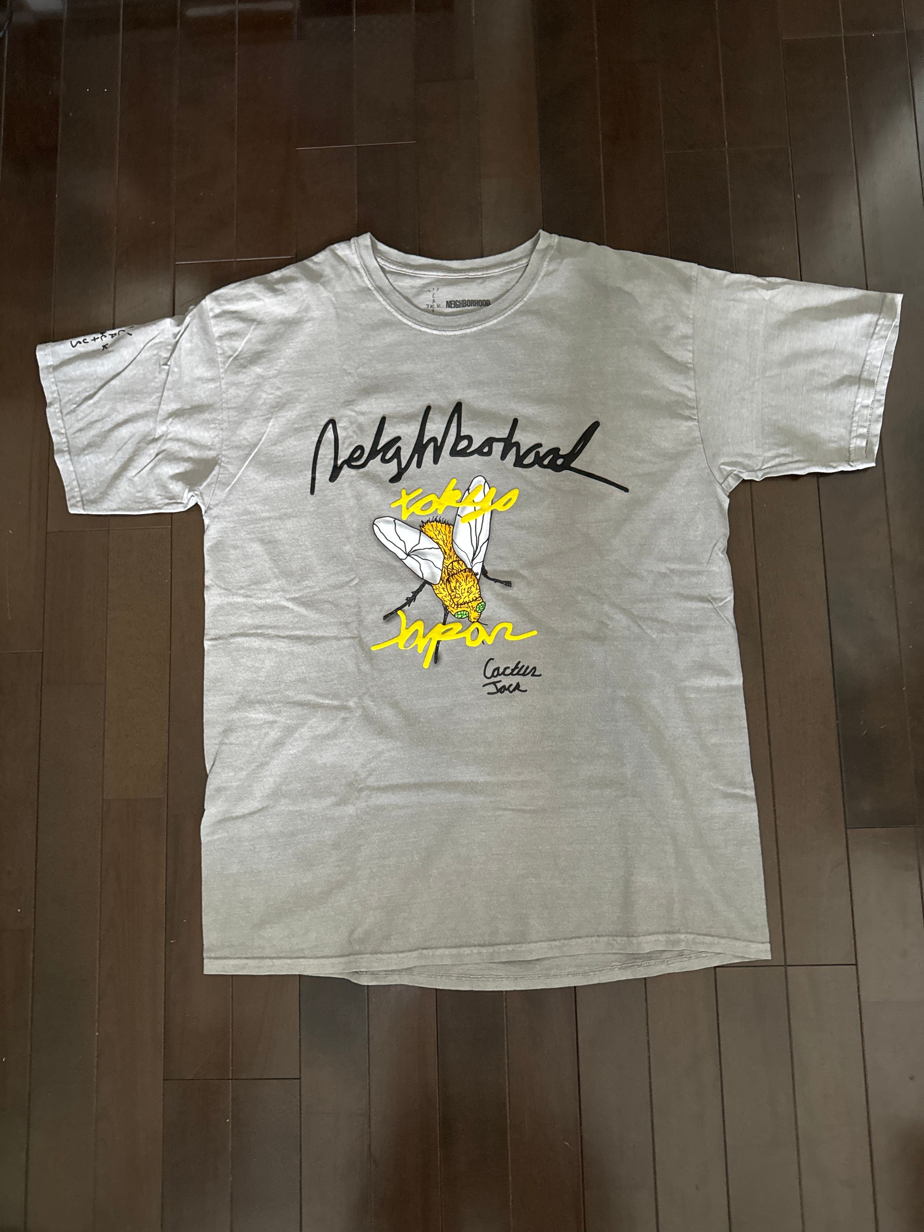 NEIGHBORHOOD Travis Scott Cactus Jack Carousel T-shirt "Grey"