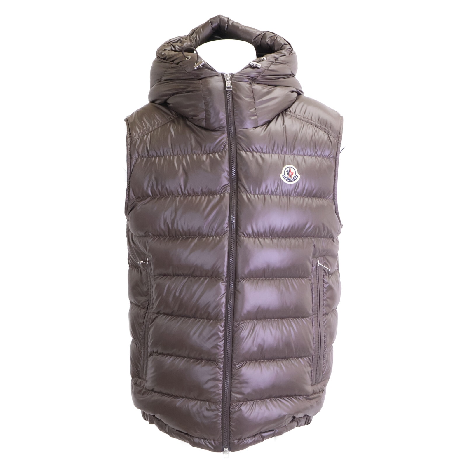 モンクレール 美品 24AW BARANT/バラント テクニカルナイロン ダブルフーディダウンベスト 2