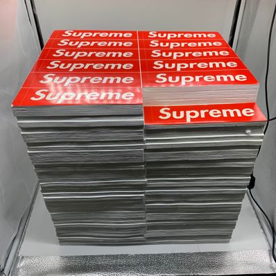 Supreme / Rotary Hero Sticker Bricks Stool/Side Table Supreme / Rotary Hero Sticker Bricks Stool/Side Table