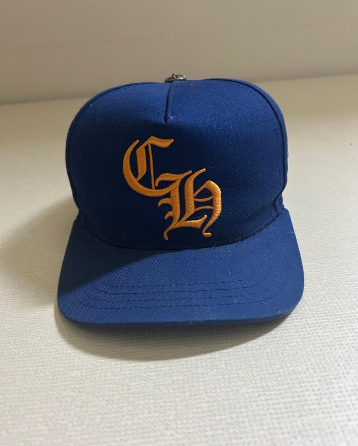 Chrome Hearts Baseball Cap 5 Panel CH "Blue/Orange"