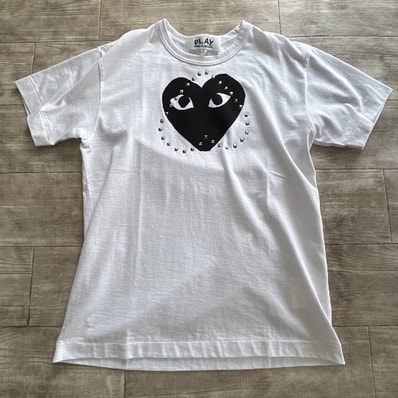 PLAY COMME des GARCONS CDG Tee "White/Black"