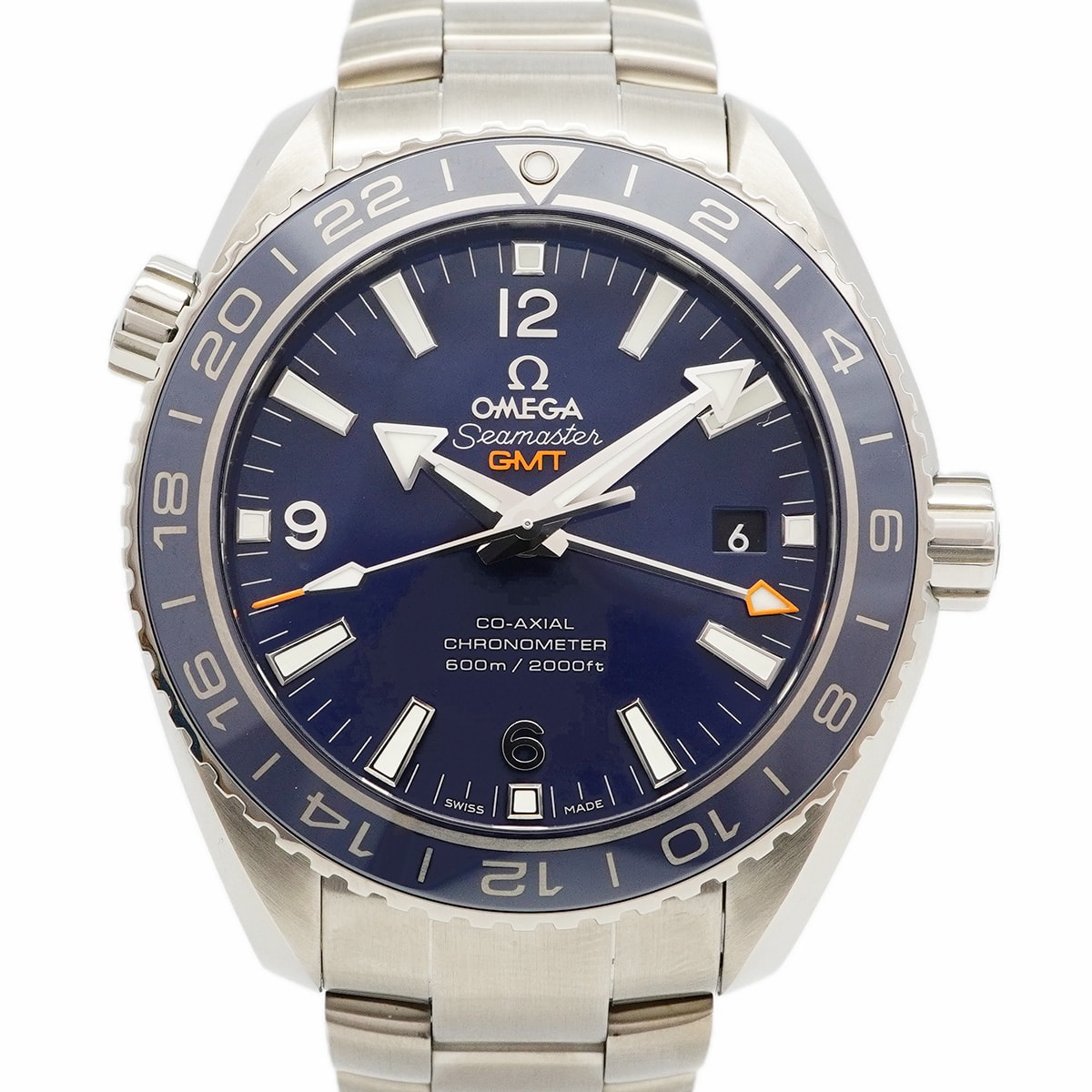 ★SALE【6wcd0308】オメガ シーマスター 232.90.44.22.03.001 ネイビー文字盤【中古】腕時計 メンズ