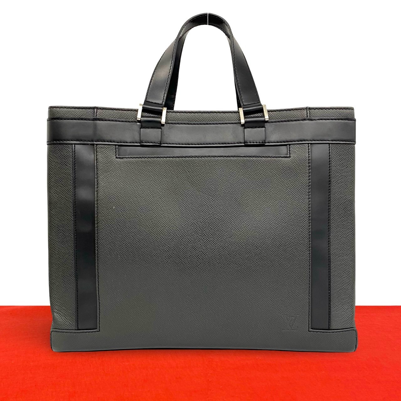 LOUIS VUITTON ルイヴィトン カスベック PM タイガ レザー ビジネスバッグ ブラック
 78536