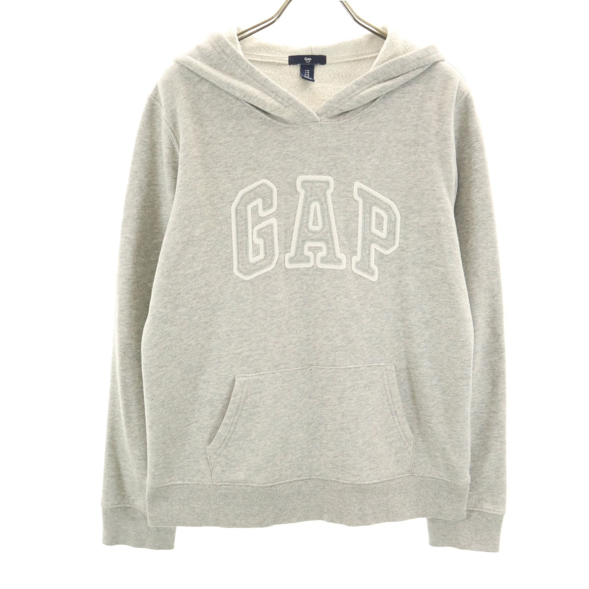 GAP ギャップ 長袖 パーカー M グレー 裏起毛