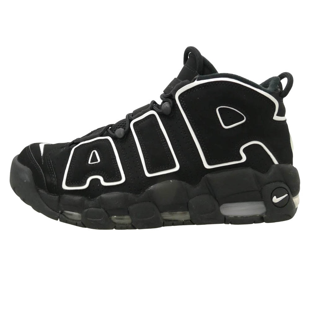 NIKE ナイキ 20AW 414962-002-2020 Air More Uptempo BlackWhite 2020 エア モア アップテンポ ブラック ホワイトハイカット スニーカー ブラック系 28cm【中古】