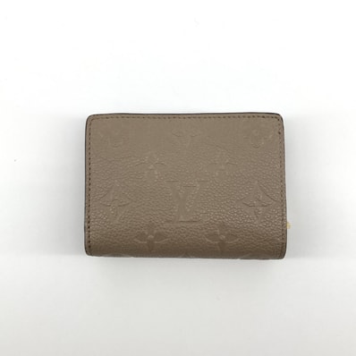 LOUIS VUITTON(ルイ・ヴィトン) ポルトフォイユ クレア モノグラム アンプラント レザー M80152 二つ折り財布 グレー×ゴールド