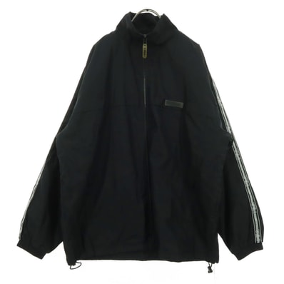 FILA フィラ 90s オールド 英字 長袖 ジップジャケット L ブラック