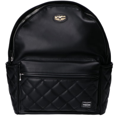 ポーター x Lewis Leathers 新品同様 386-14007 カウハイドxナイロン DAYPACK バックパック
