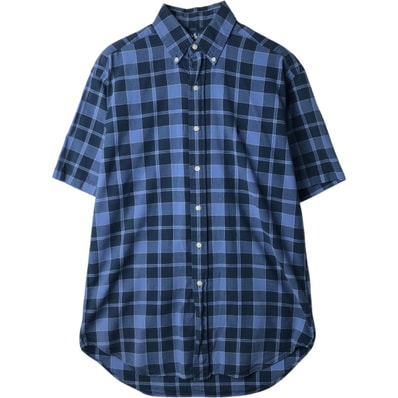 古着 00年代 ラルフローレン Ralph Lauren BLAKE 半袖 ボタンダウン チェックシャツ メンズS相当/eaa643932