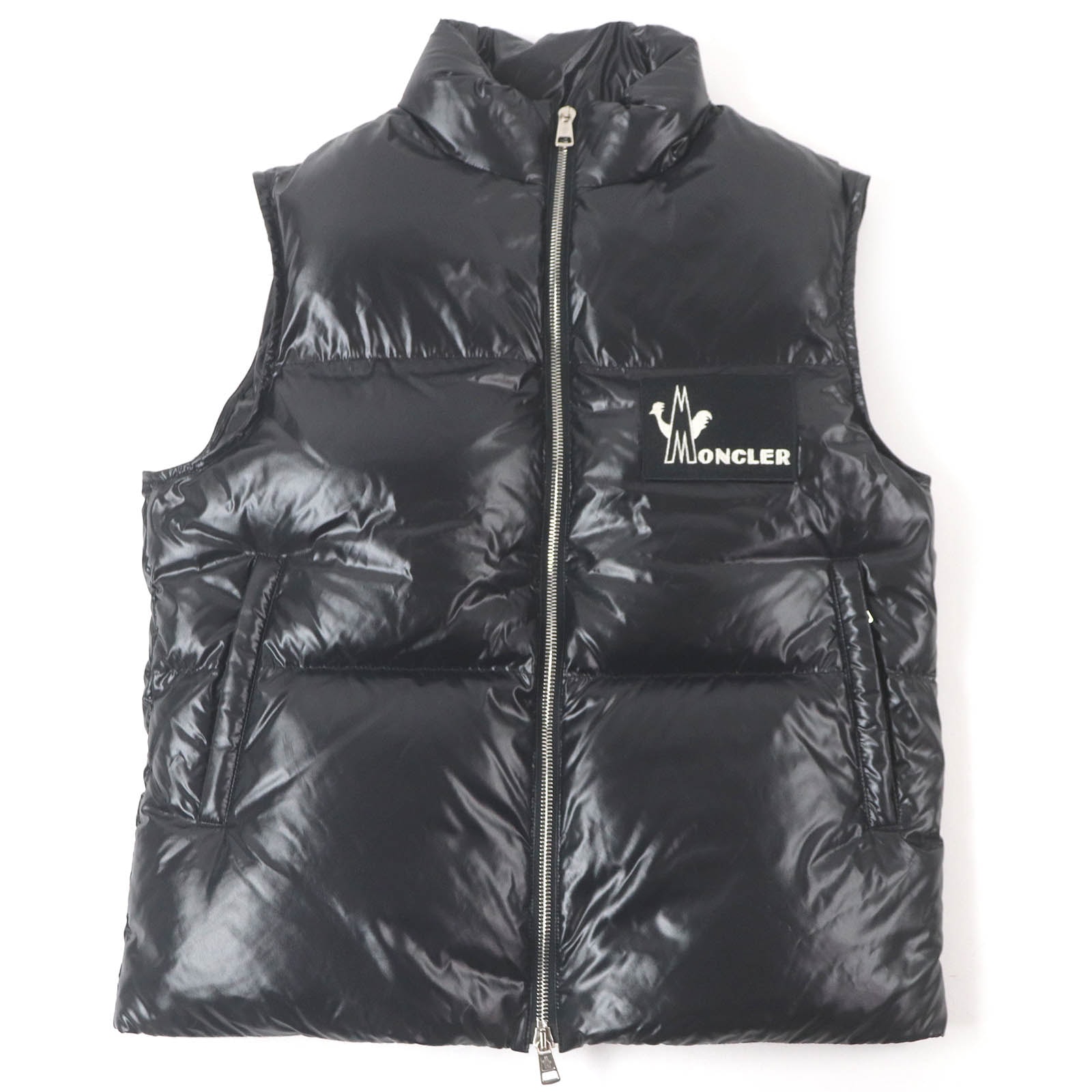 極美品 モンクレール
 ダウンベスト BANKER GILET ブラック メンズ 0