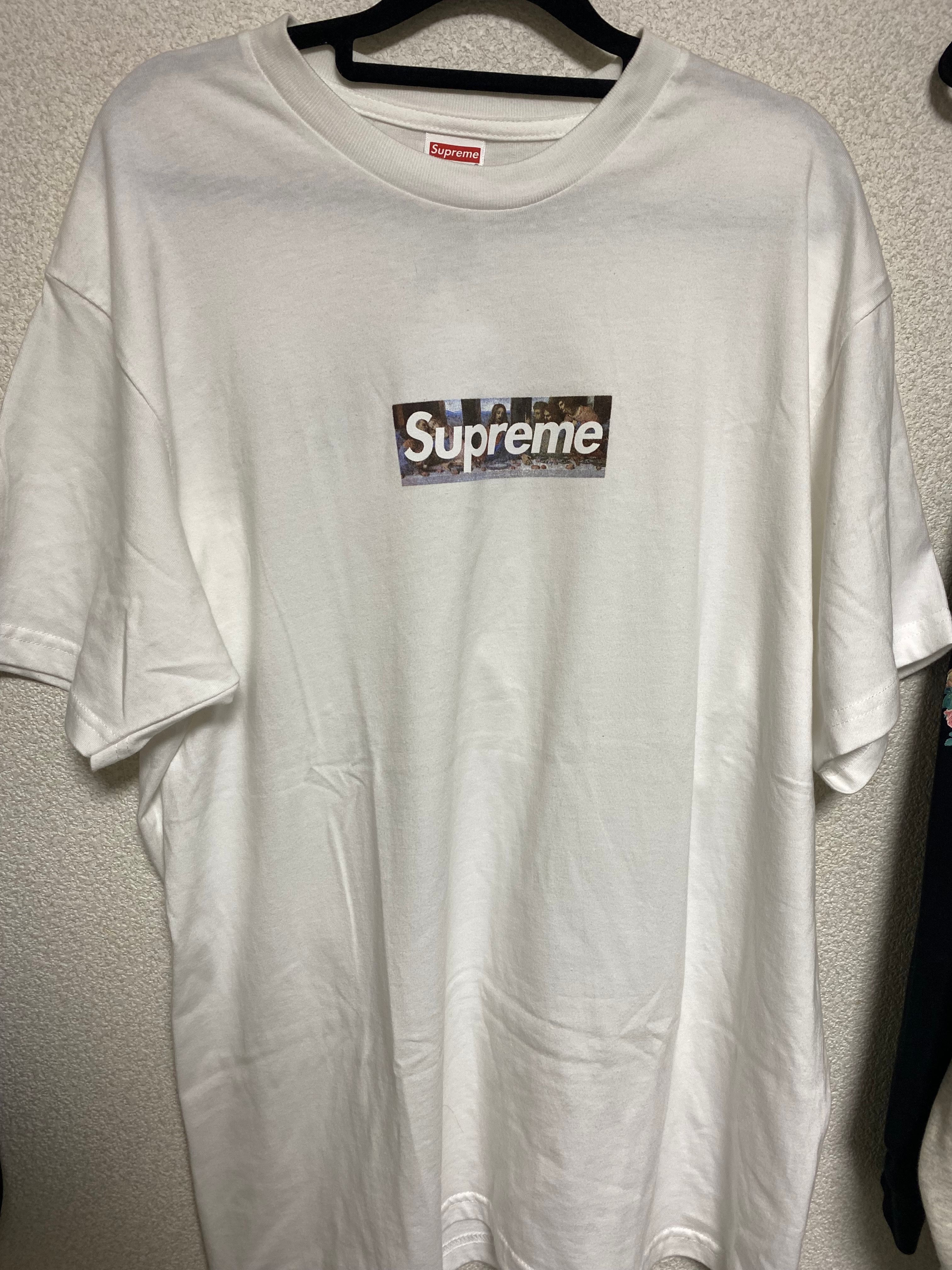 Supreme / Burberry Box Logo Tee "White"