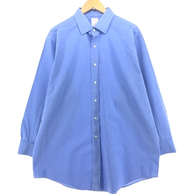 古着 ブルックスブラザーズ Brooks Brothers 346 長袖 コットンシャツ メンズXL相当/eaa543579