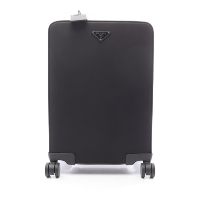 プラダ PRADA トロリー キャリーバッグ バッグ ナイロン サフィアーノレザー メンズ レディース ブラック系 2VQ0052DMHF0002 【新品】