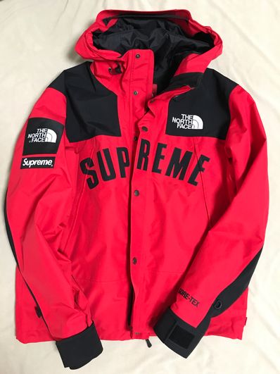 Supreme x The North Face Arc Logo Mountain Parka "Red"