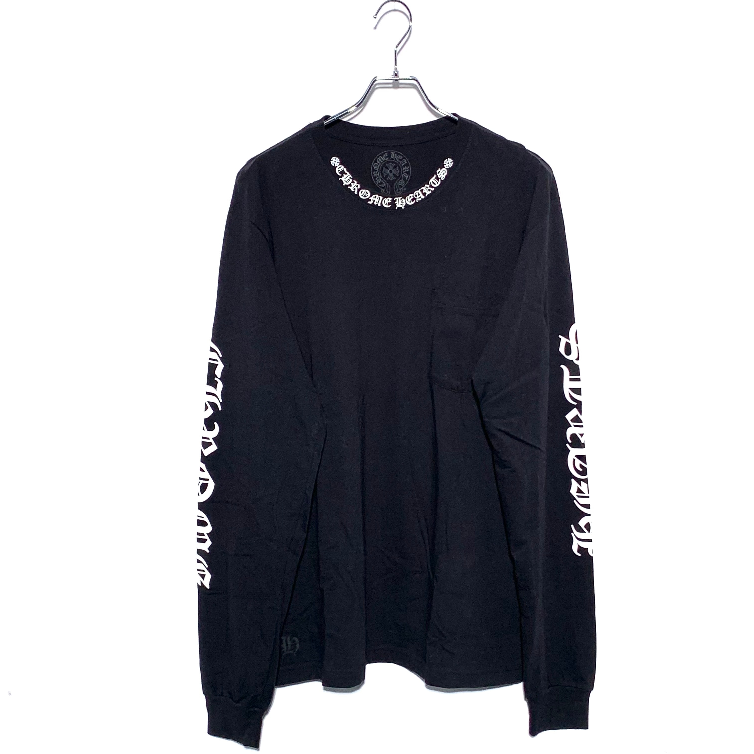 Chrome Hearts Neck Logo Pocket L/S Tee "Black"