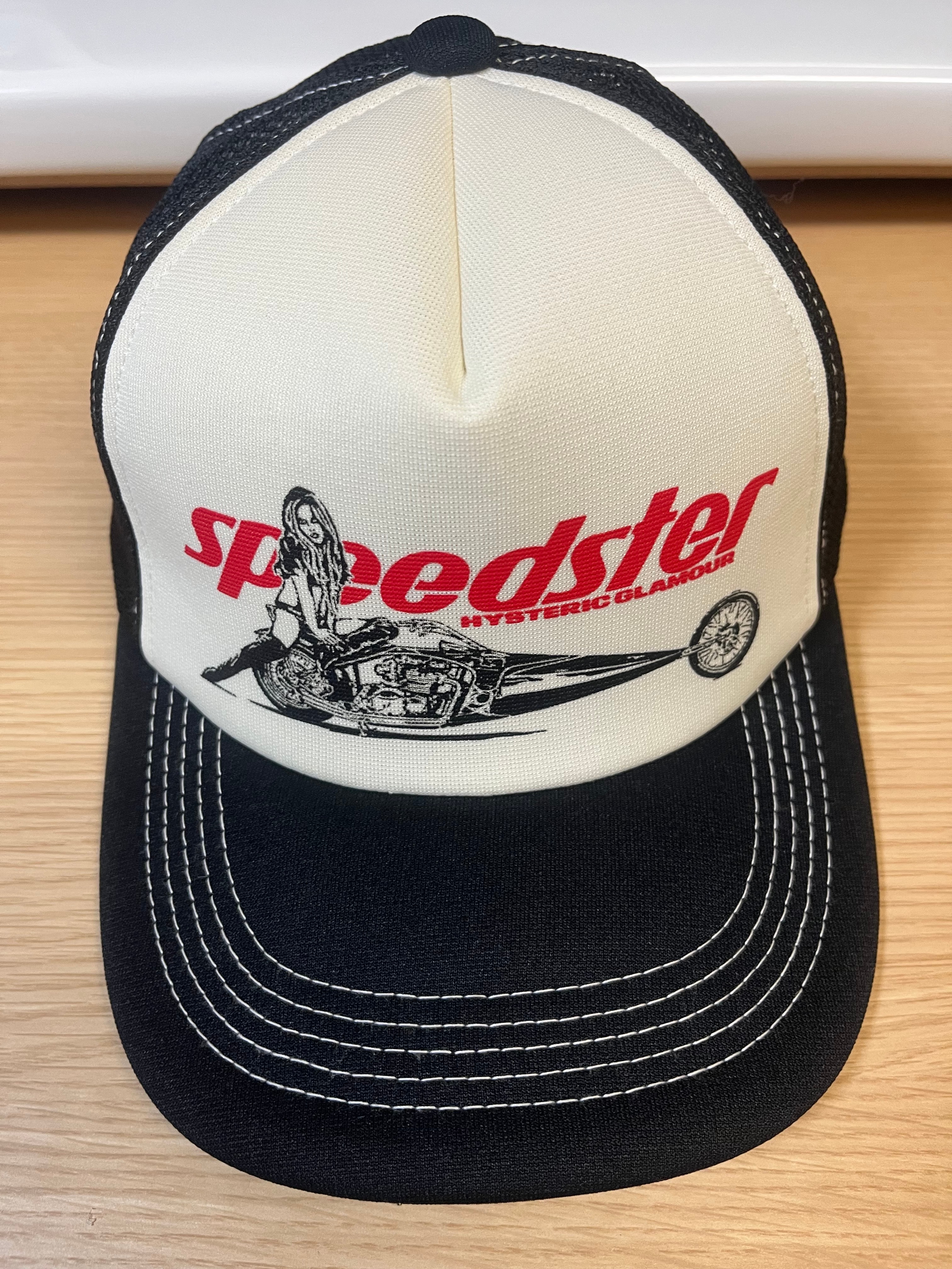 HYSTERIC GLAMOUR Speedster Mesh Cap "Black"