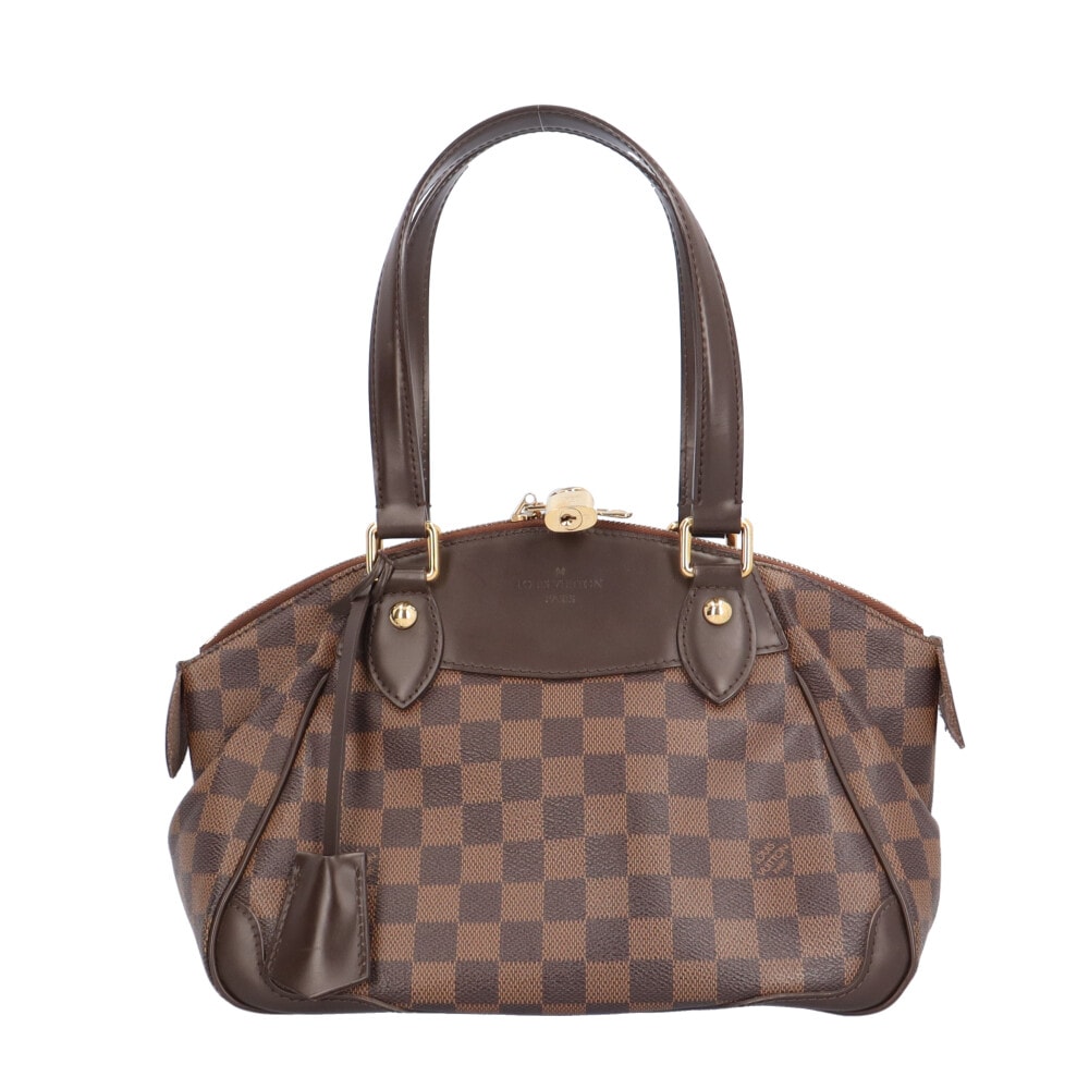 ルイヴィトン ヴェロ-ナPM ダミエ ハンドバッグ ダミエキャンバス N41117 ブラウン レディース LOUIS VUITTON  中古